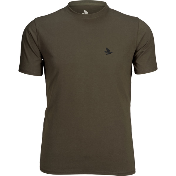 2025 Seeland Heren Outdoor 2-Pack T-Shirt 16020591 - Granit / Pine Green